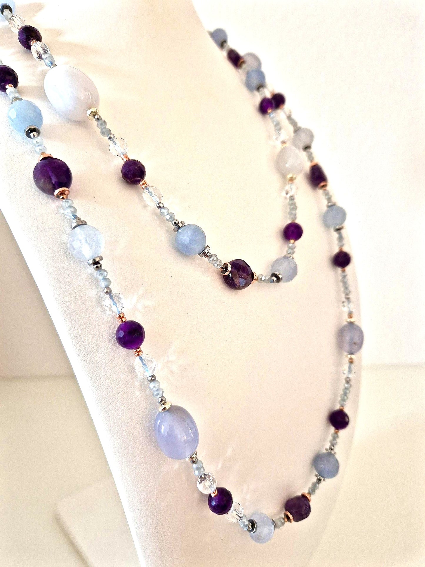 Collana Chanellina BlueViolet