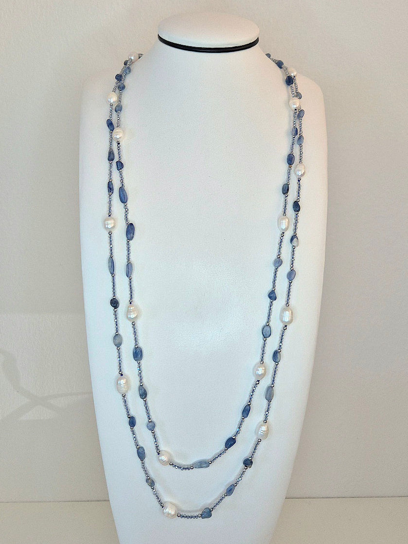 Collana Chanellina Cianite