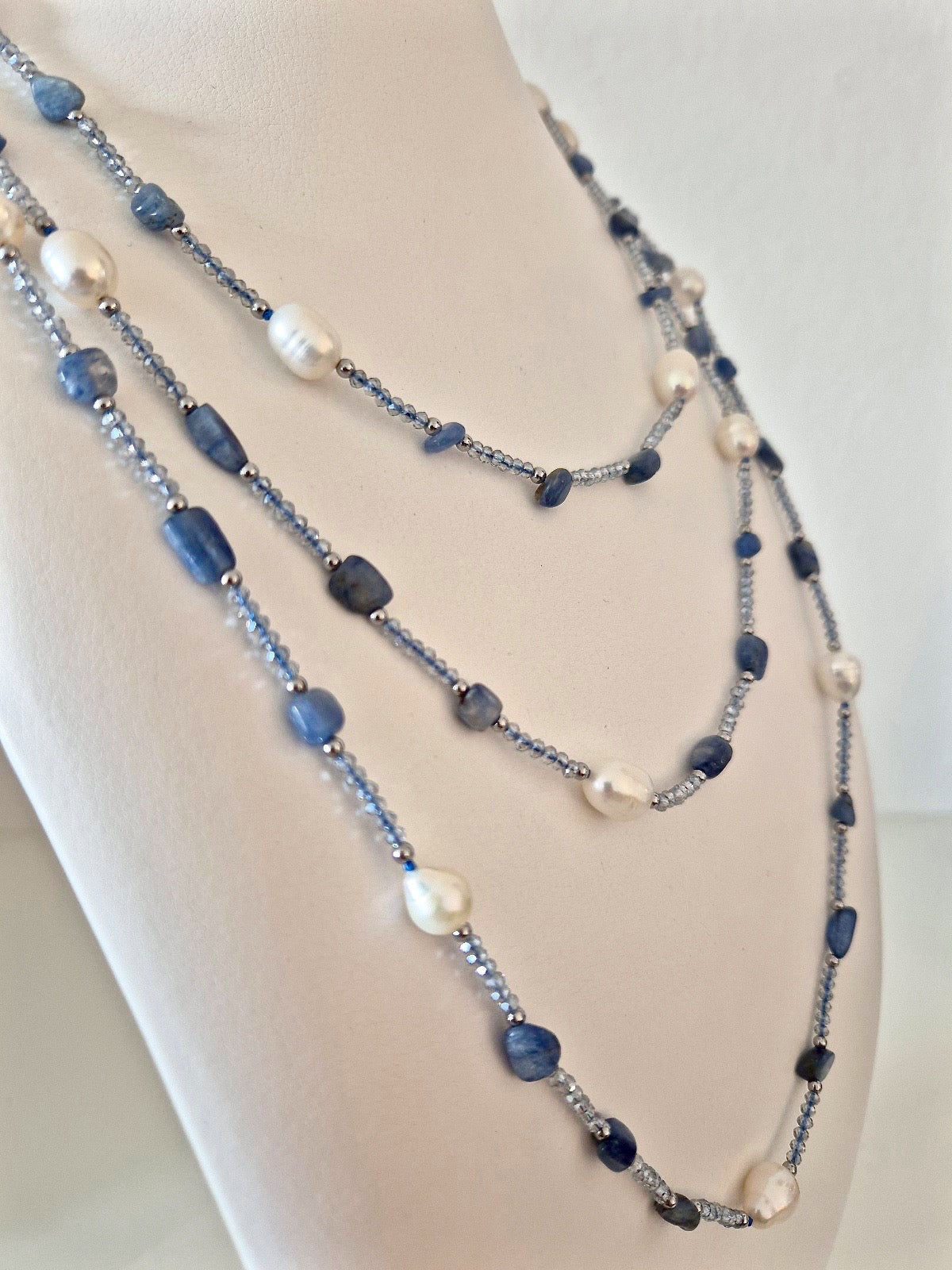 Collana Chanellina Cianite