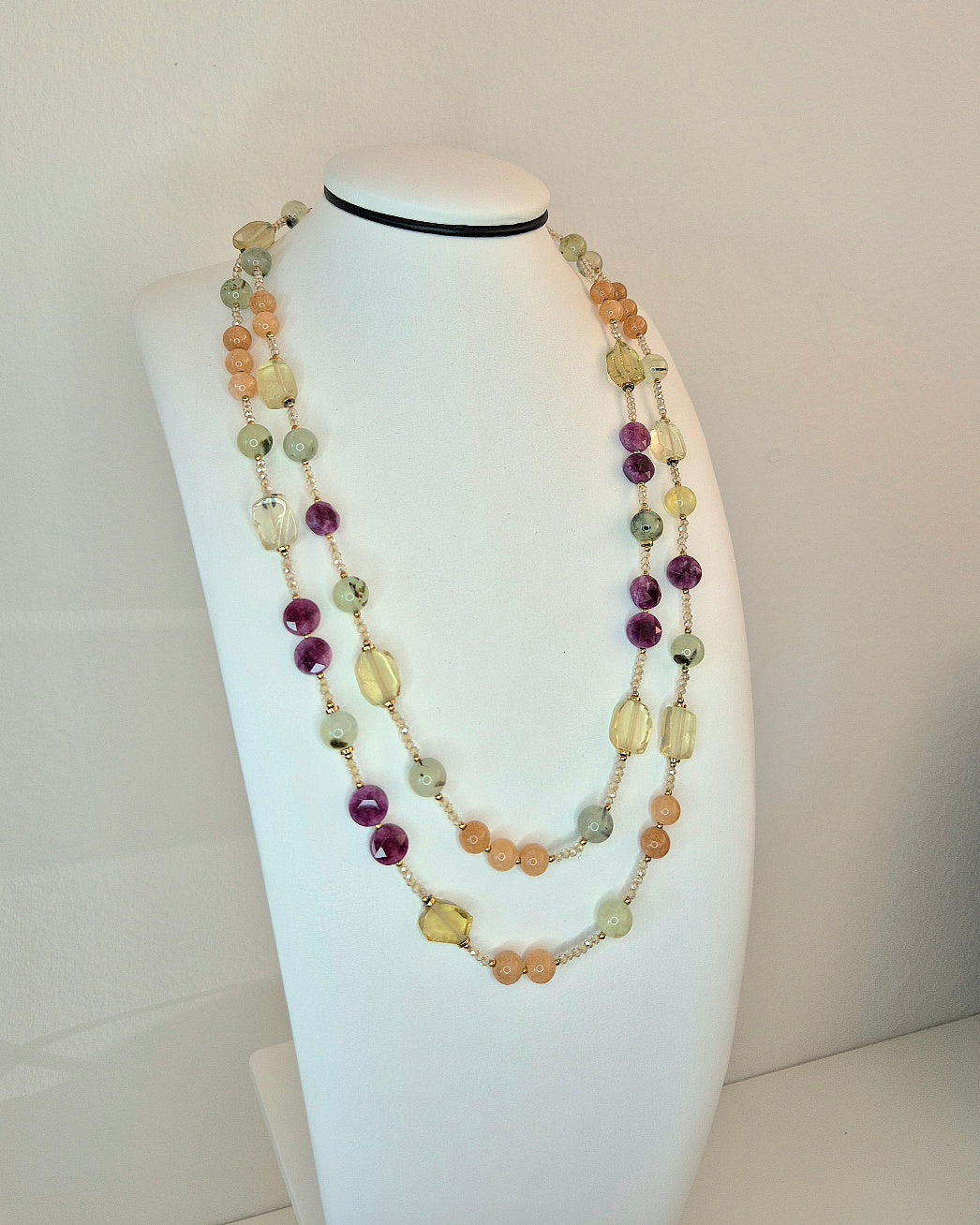 Collana Chanellina GreenViolet