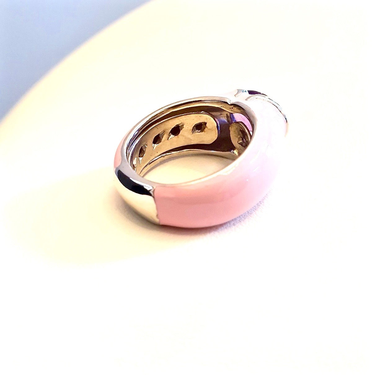 Anello Smalt 03 Rosa.Violet