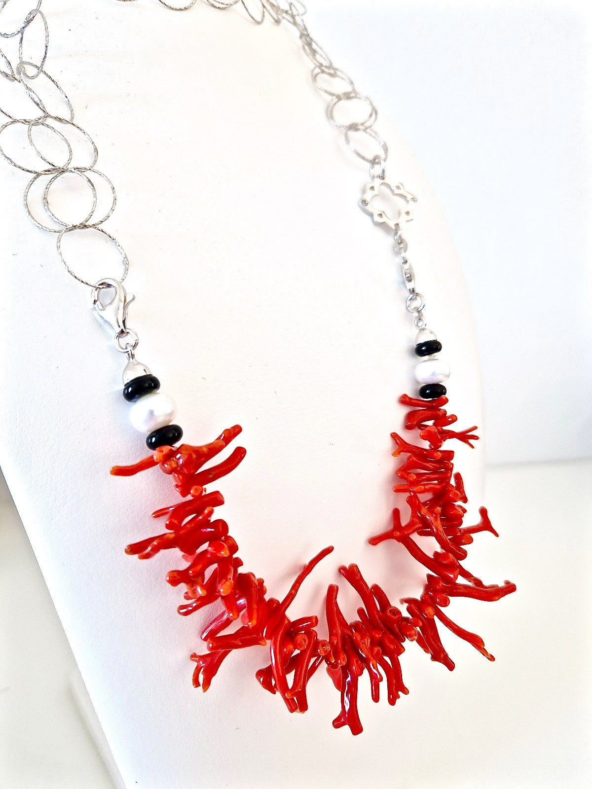 Collana Silver Coral