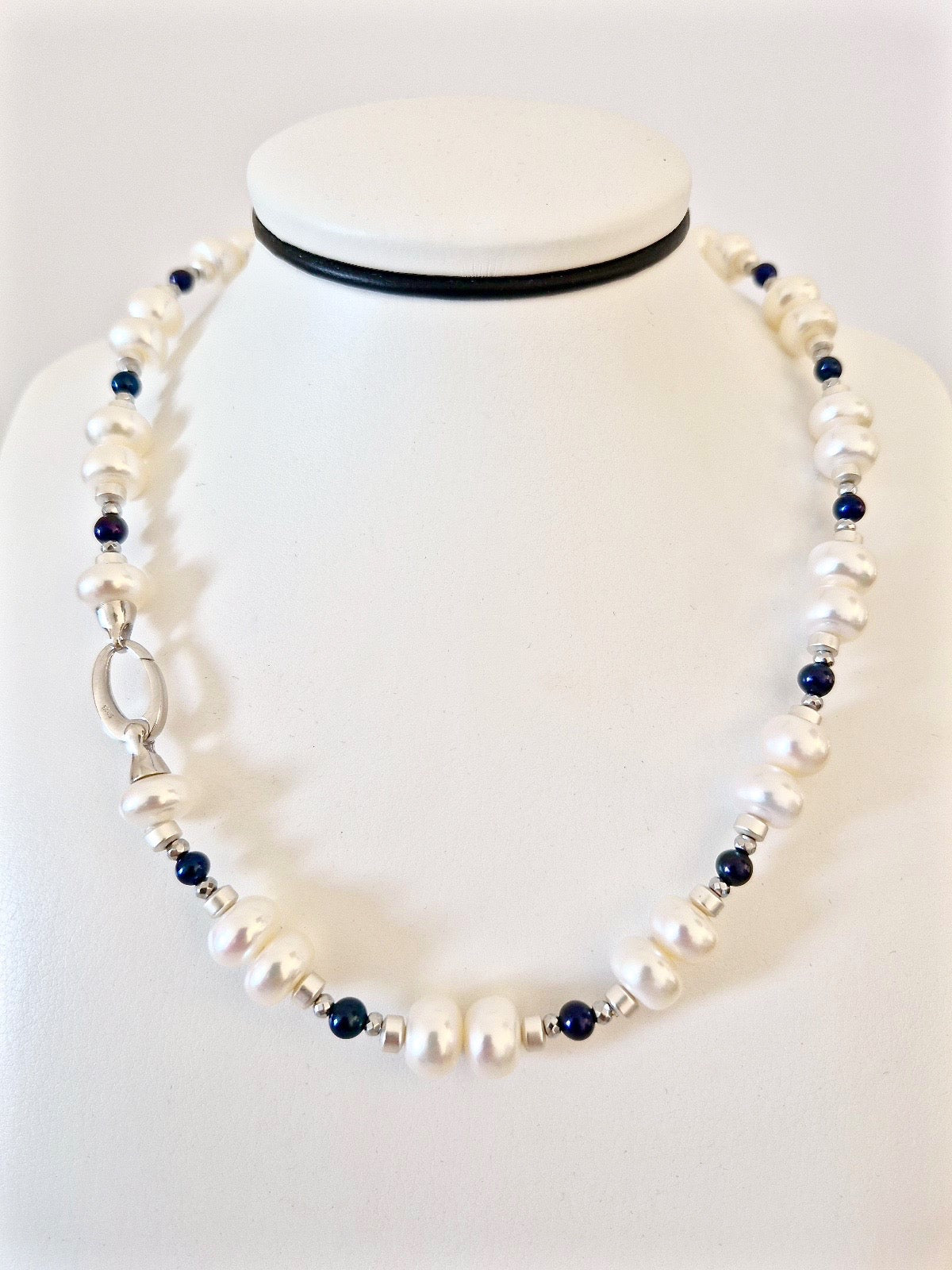 Collana Perle Blue