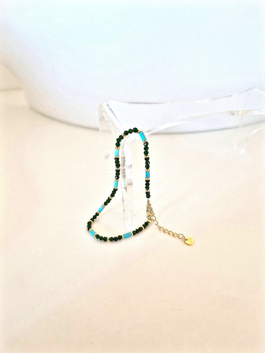Bracciali Dalton Chain Turchese e Onyx