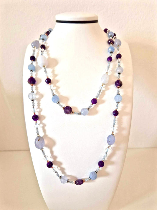 Collana Chanellina BlueViolet