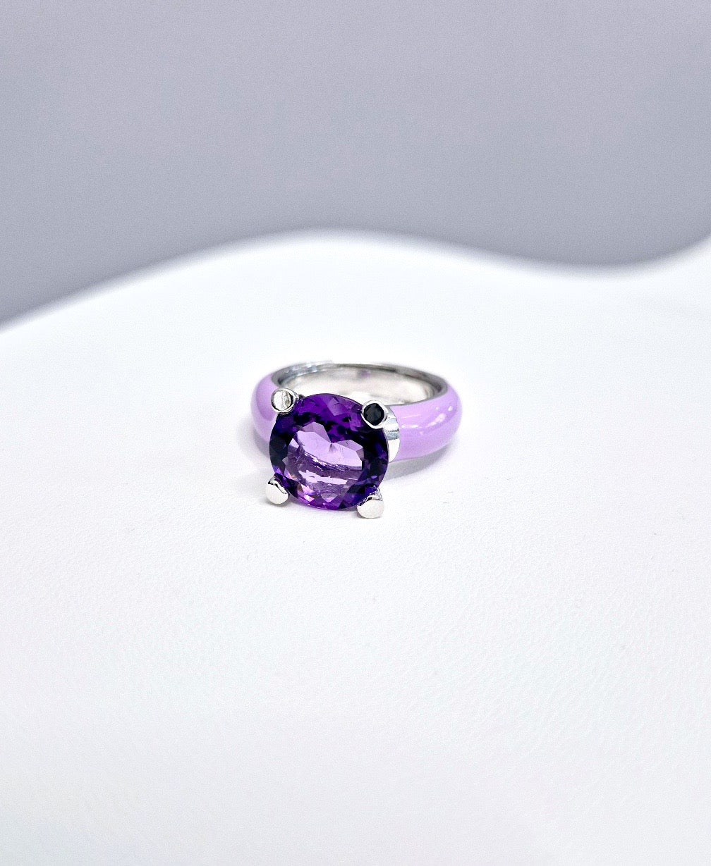 Anello Chiodo Glicine Viola