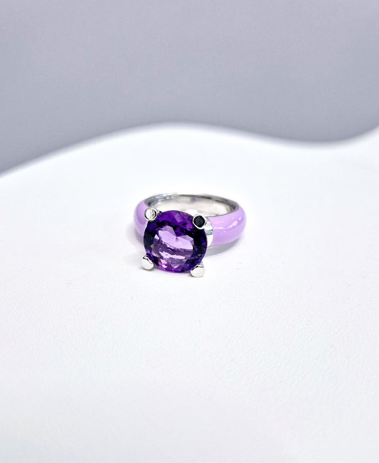 Anello Chiodo Glicine Viola