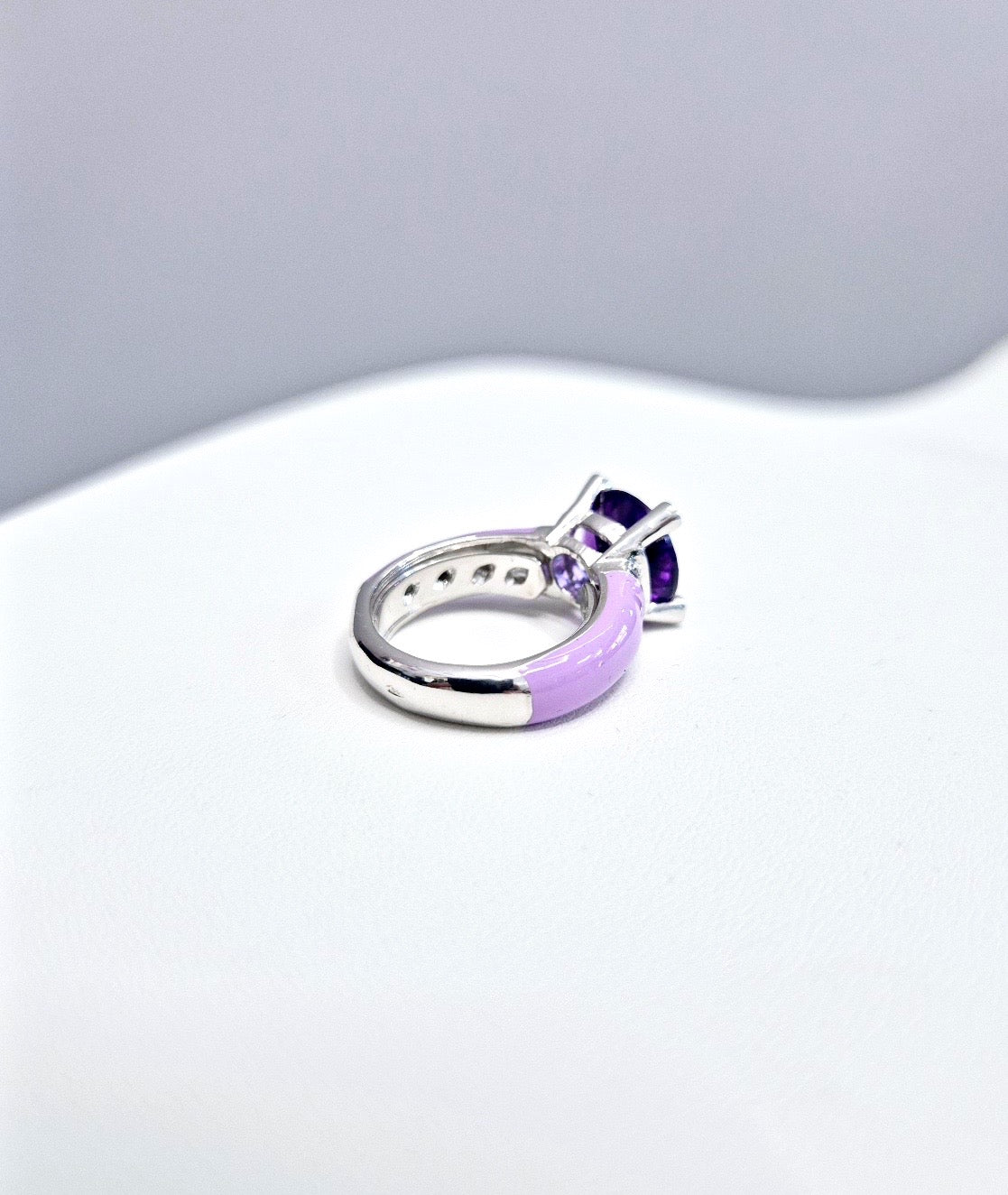 Anello Chiodo Glicine Viola