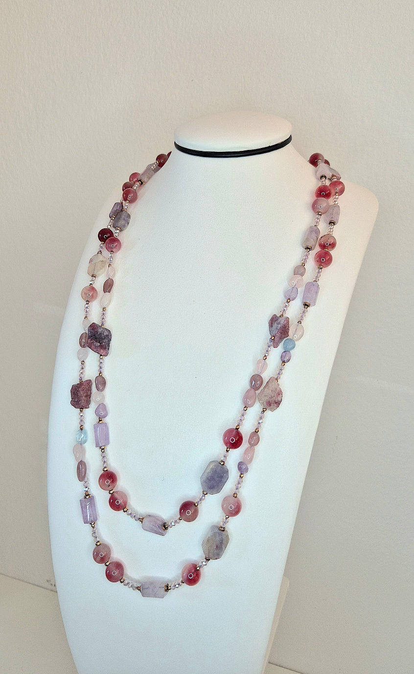 Collana Chanellina Agata Red