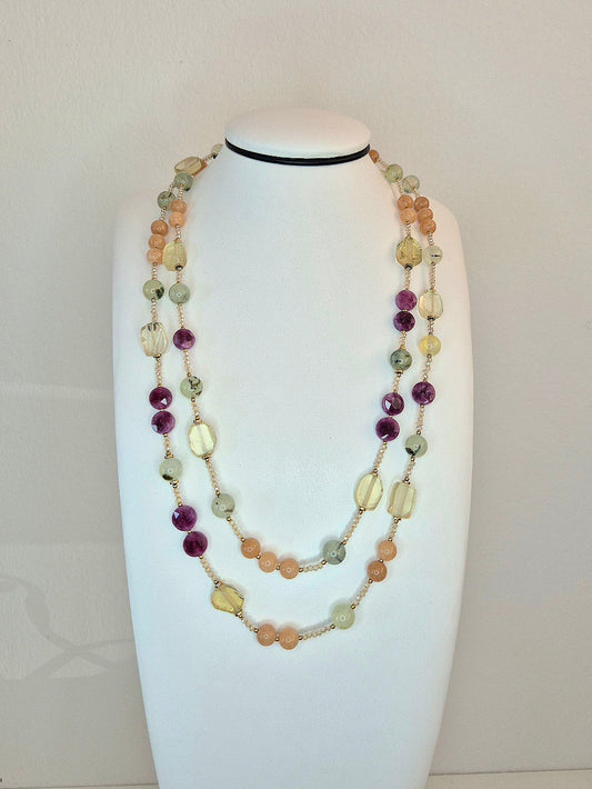 Collana Chanellina GreenViolet