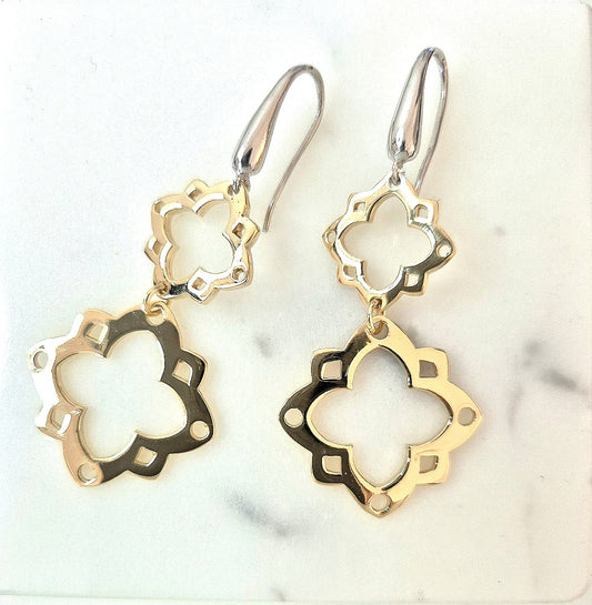 Orecchini Lucky Star in Bronzo e Argento