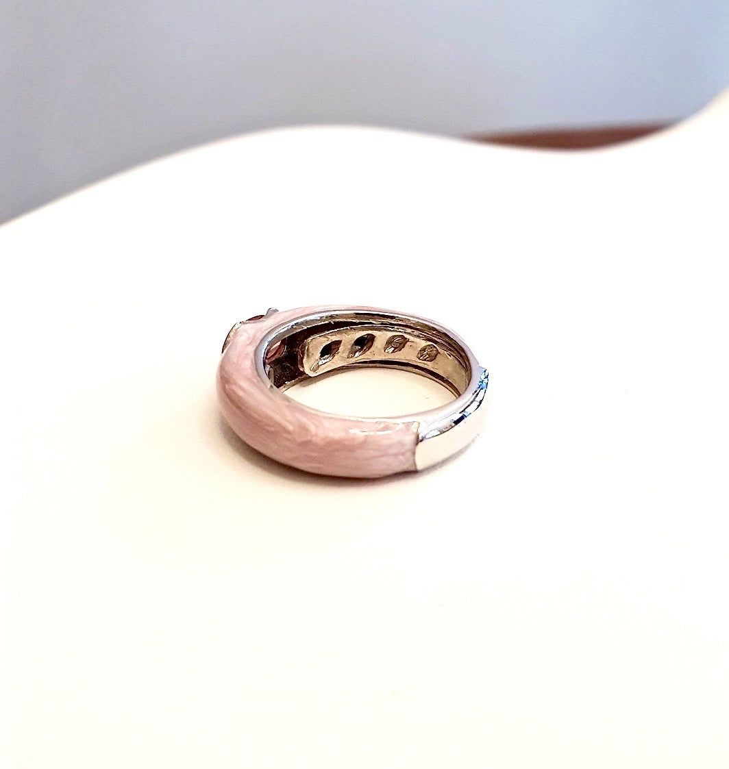 Anello Smalt 02 Rosa.Tpz