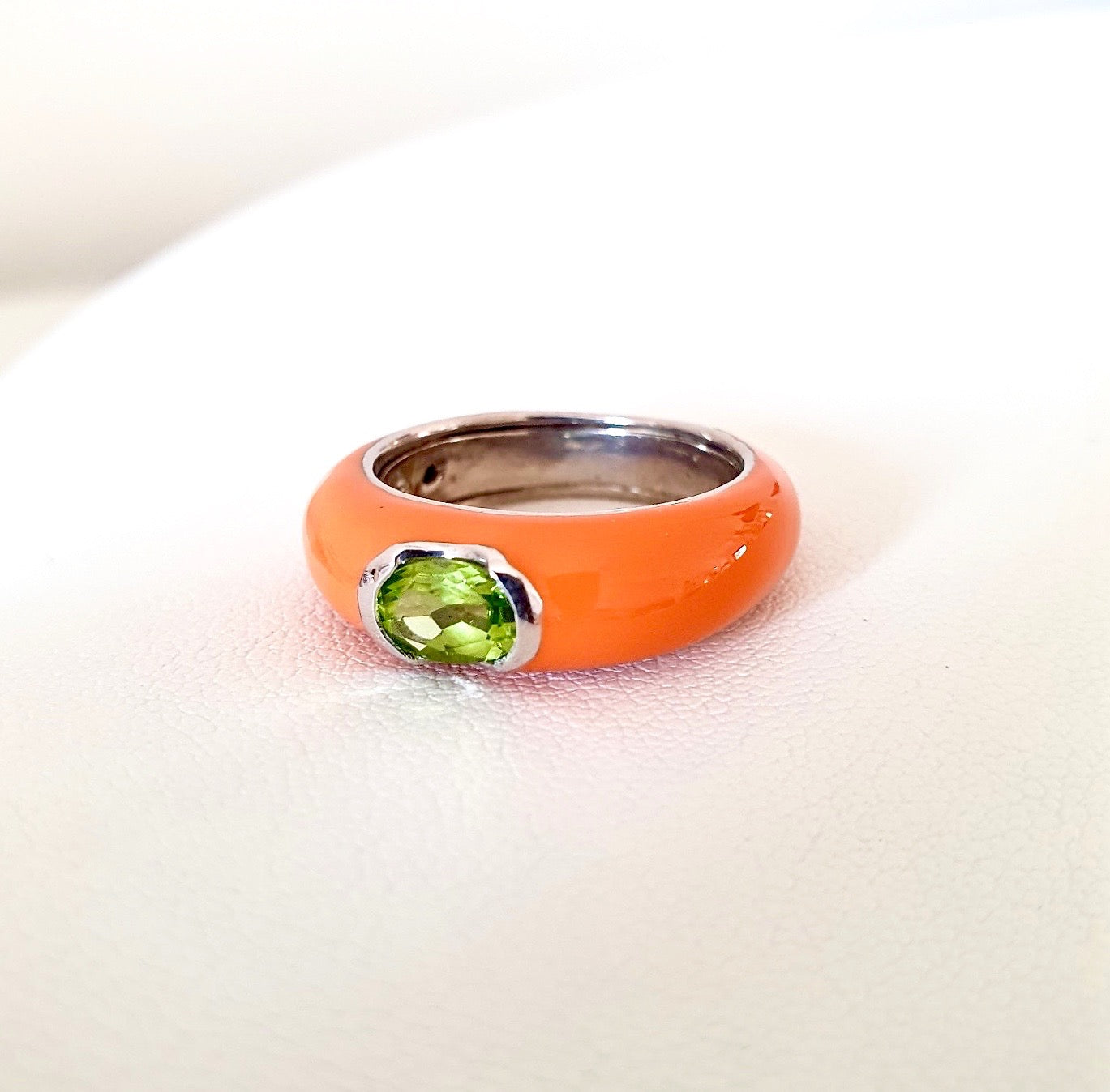 Anello Smalt 02 Orange Green