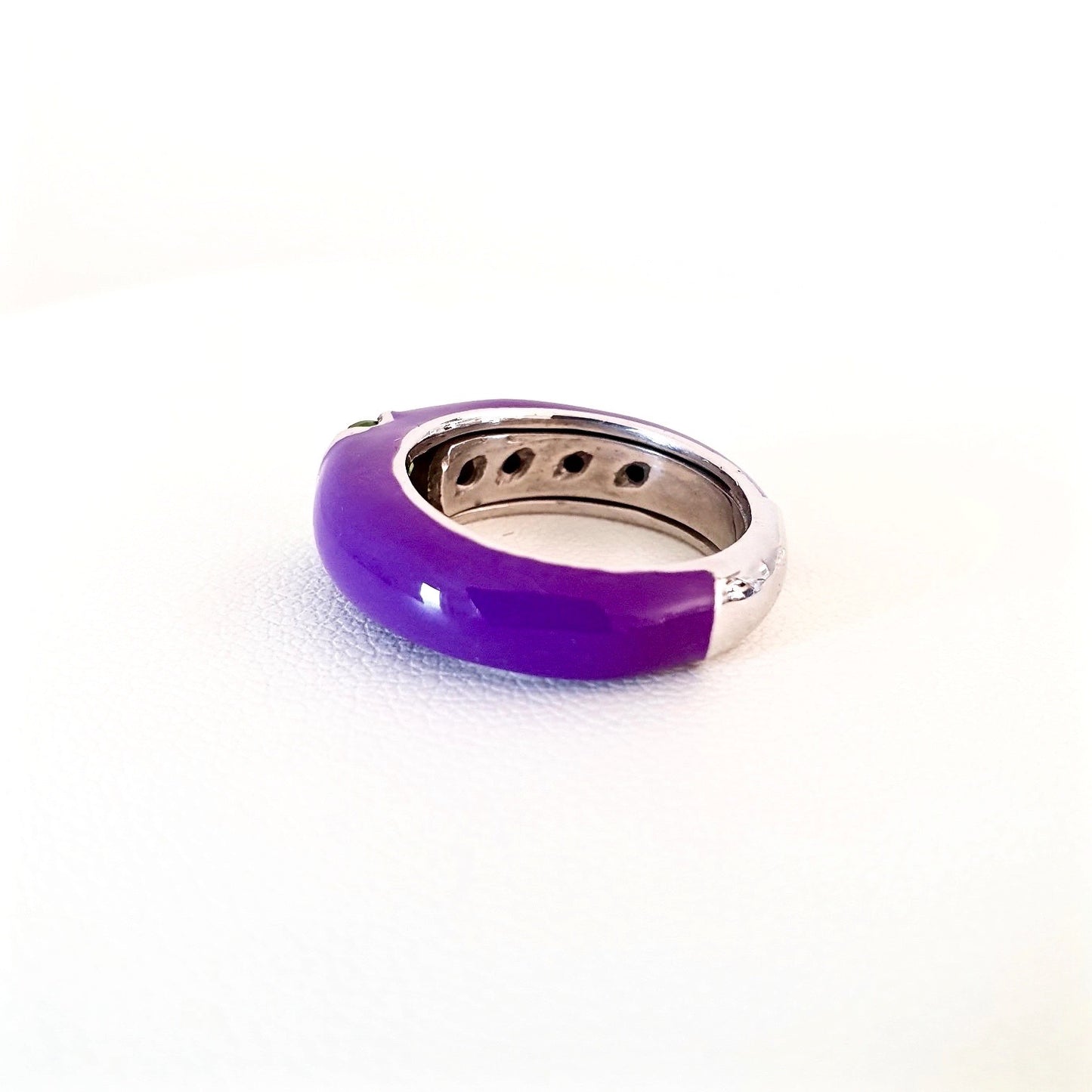 Anello Smalt 02 Violet Green