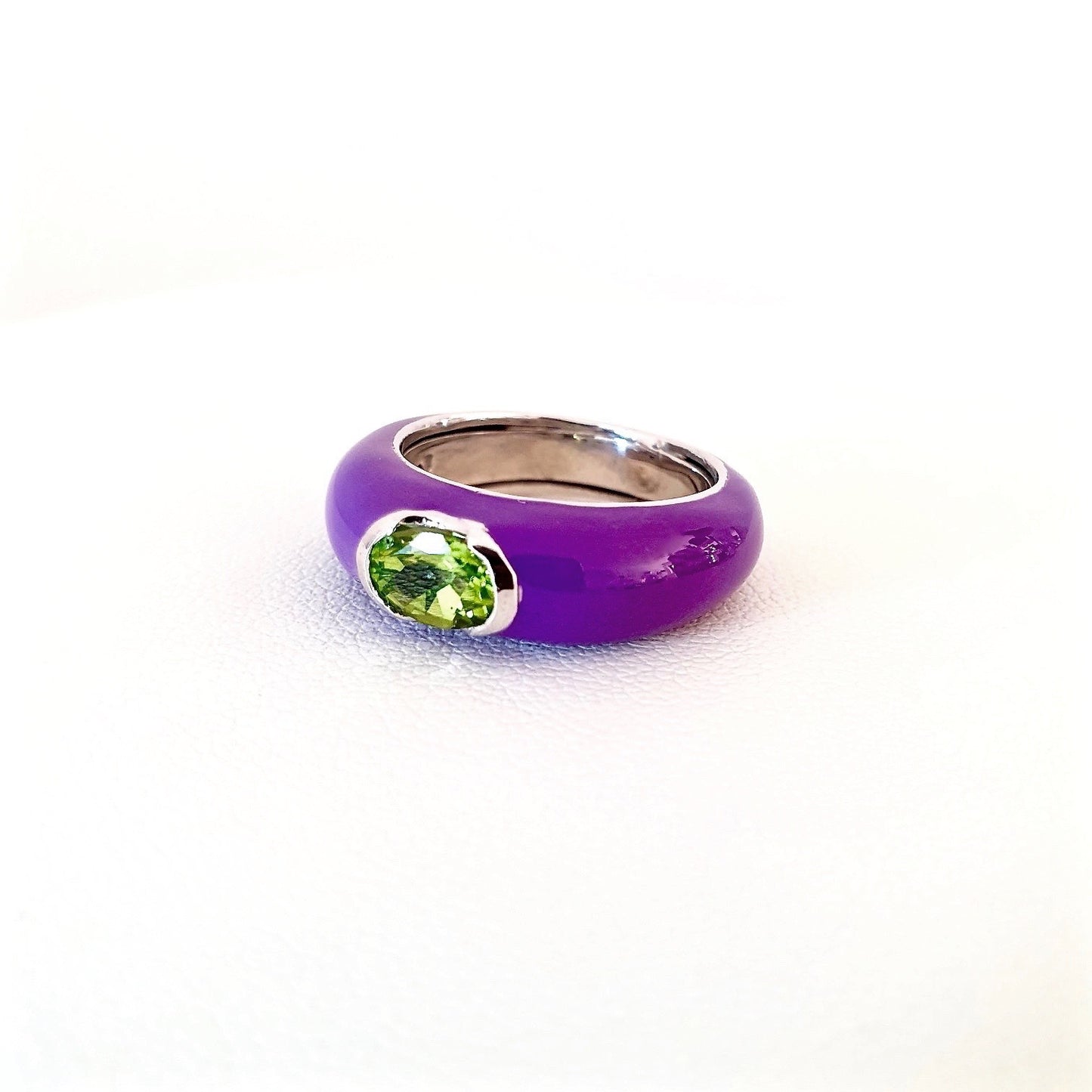 Anello Smalt 02 Violet Green