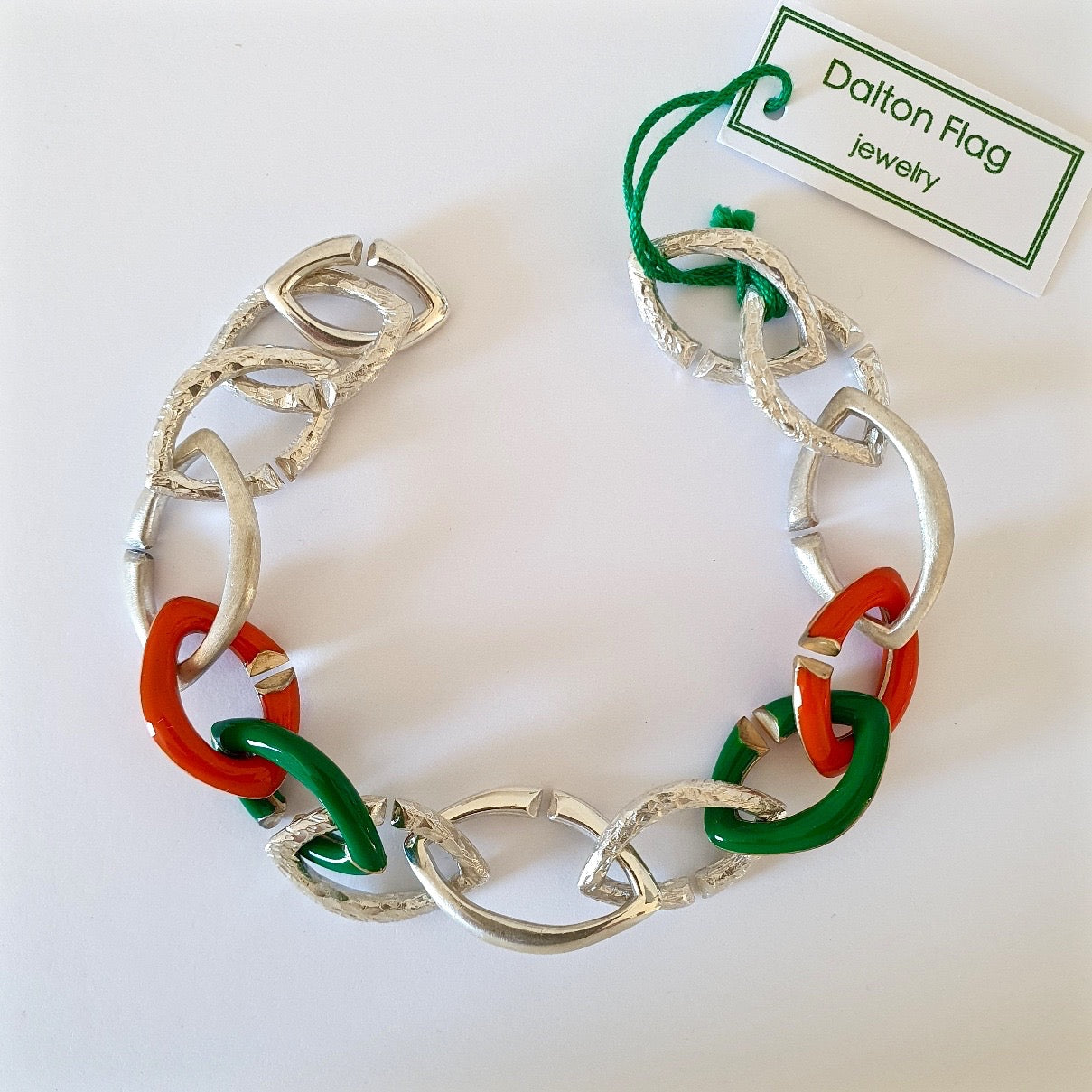 Bracciale DALTON CHAIN VerdeDalton Orange (4m)