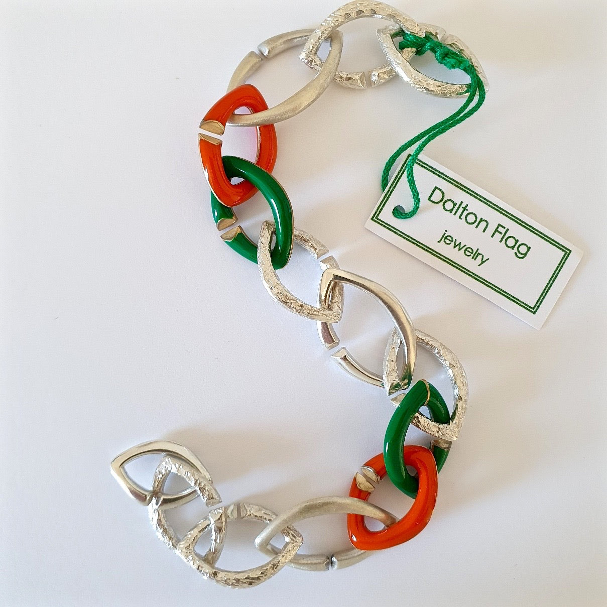 Bracciale DALTON CHAIN VerdeDalton Orange (4m)