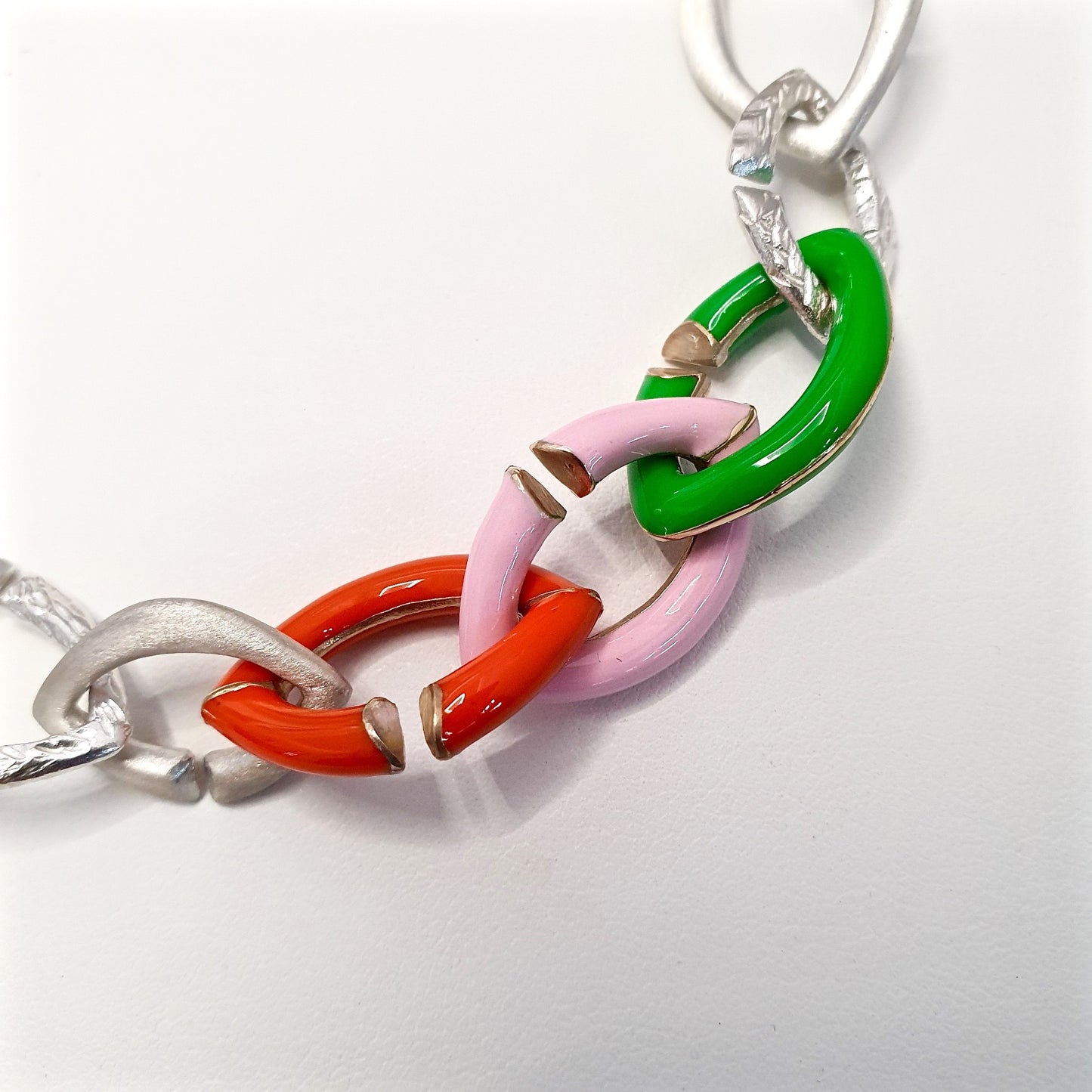 Bracciale DALTON CHAIN GreenApple, Rose, Orange